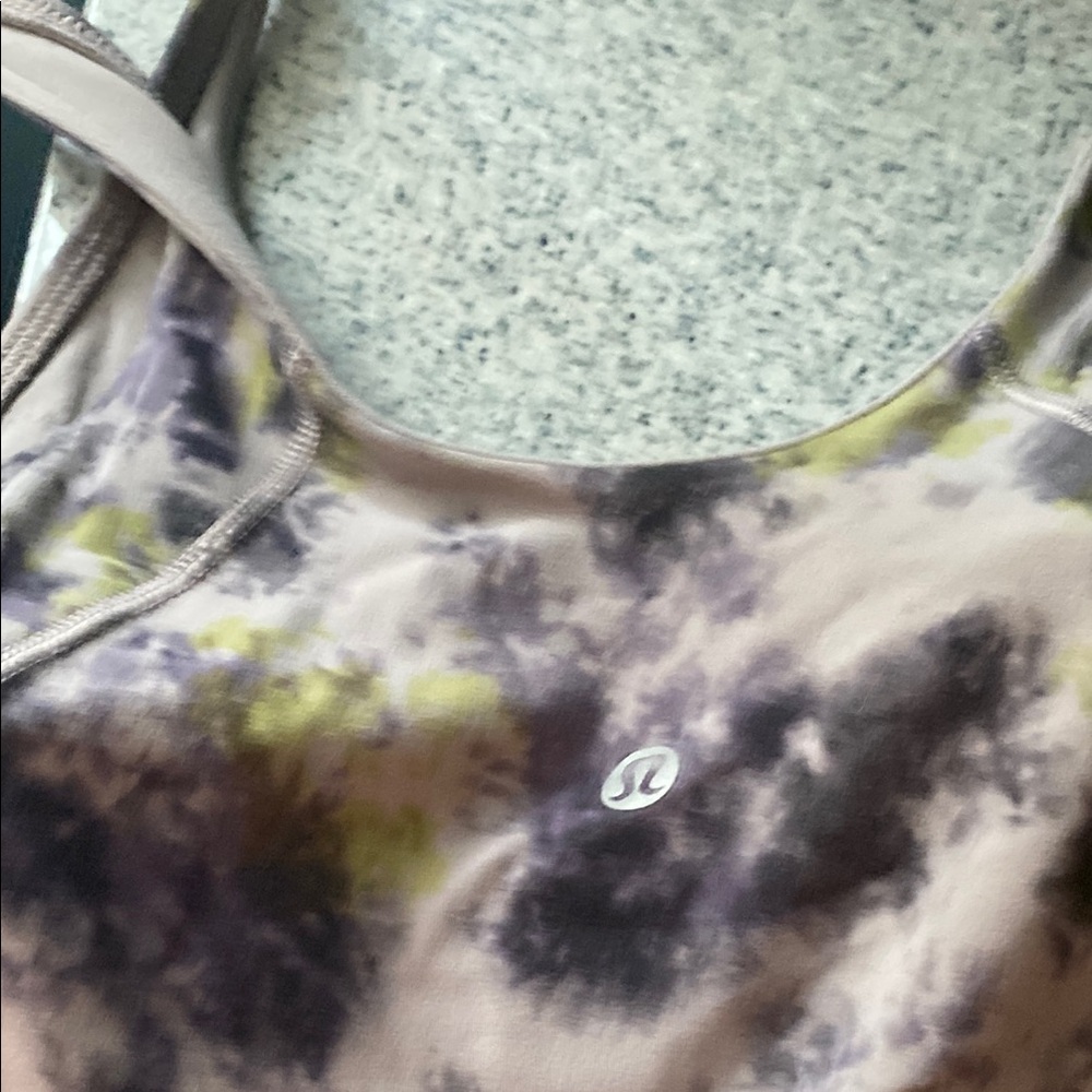 lululemon athletica Tie-Dye Tank Top - Purple and Yellow